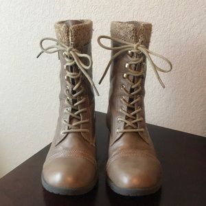 Tan Combat Boots